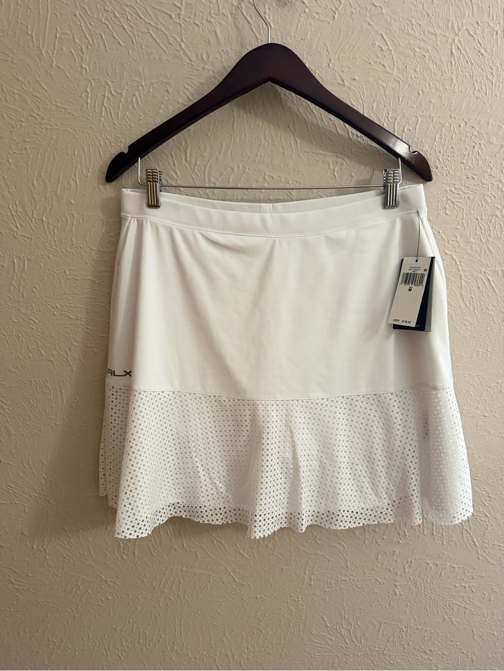 Ralph Lauren Women’s Golf Skort Interlock - Ceramic White | Size Medium | NWT